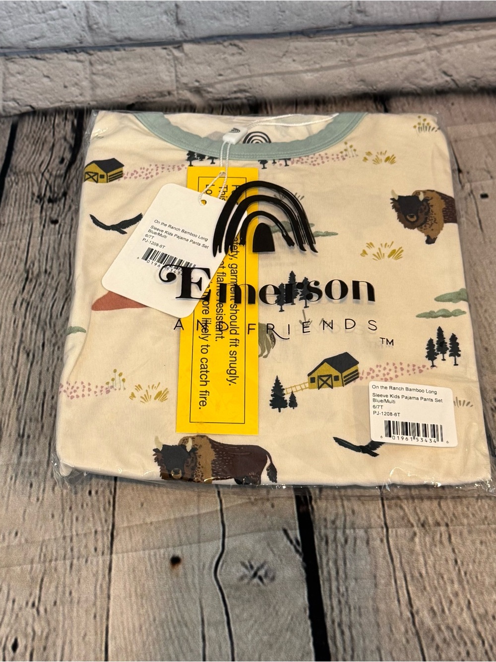 Emerson and Friends On the Ranch Long Sleeve Pajama Set